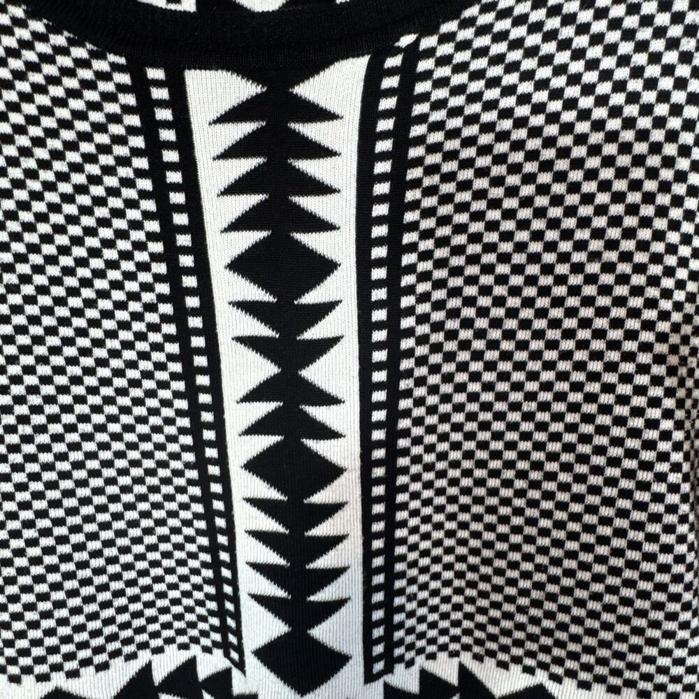 NINA LEONARD Sweater Dress Womens Large Above Knee Fit & Flare 3/4 SLV RN115070‎ - Picture 5 of 15